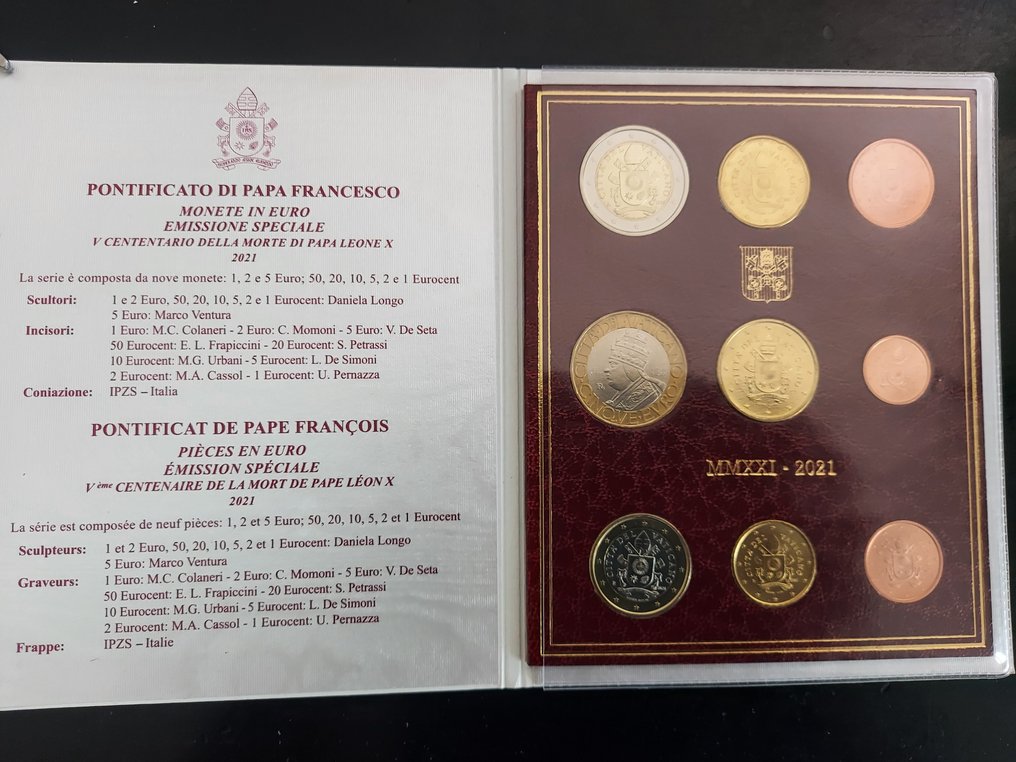Vatikán. Year Set (BU) 2021 "Emissione Speciale"  (Nincs minimálár) #4.3