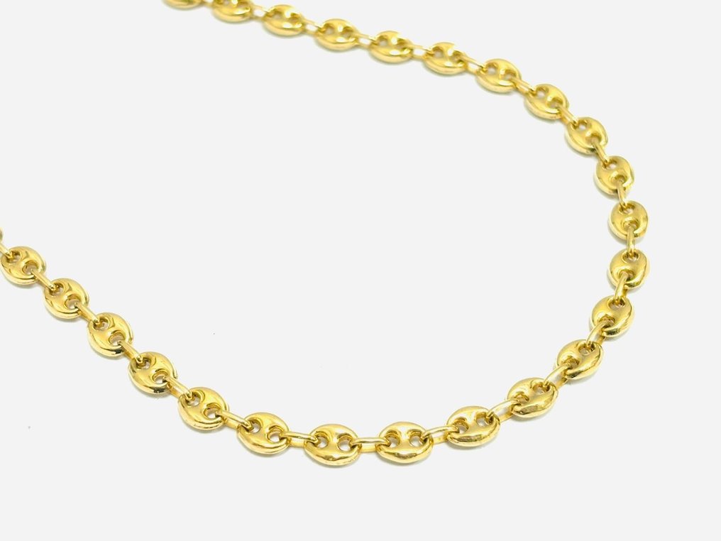 Halsketting - 18 karaat Geel goud - Gemaakt in Italië #2.2