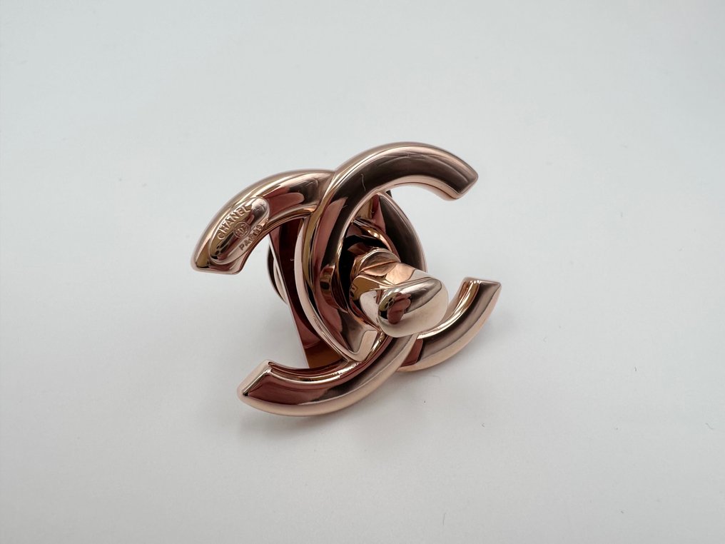 Chanel - Fibbia turnlock CC oro rosa - Set di accessori moda #2.1