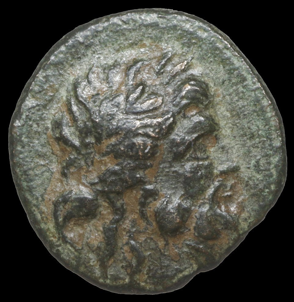 Mysia, Pergamon. Bronze "God Asklepios" 200-30 BC  (Ingen reservasjonspris) #1.1
