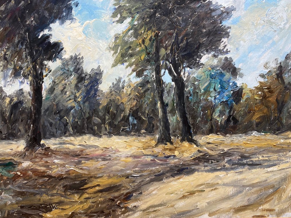 Rocco Carvelli (1930) - Paesaggio boschivo #2.1