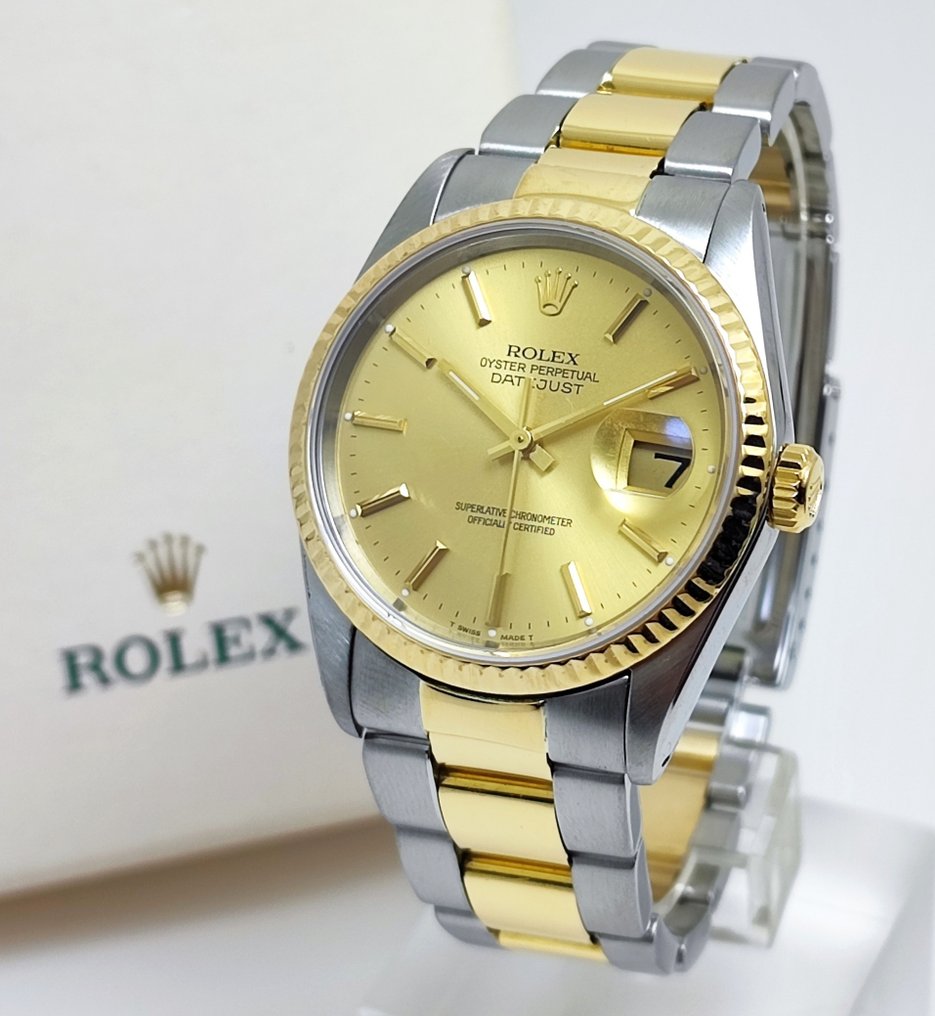 Rolex - Oyster Perpetual Datejust Gold/Steel - 16233 - Bărbați - 1993 #2.1