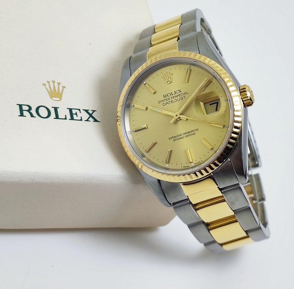Rolex - Oyster Perpetual Datejust Gold/Steel - 16233 - Mænd - 1993 #1.2