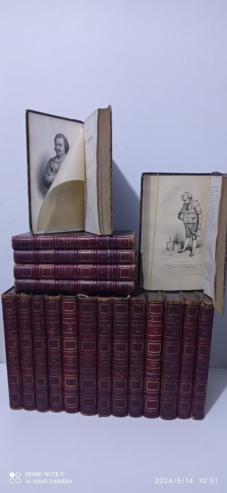 Honoré De Balzac - Œuvres complètes. Etudes philosophiques, Comédie Humaine, Contes drolatiques, Scènes de la vie.... - 1874 #2.1
