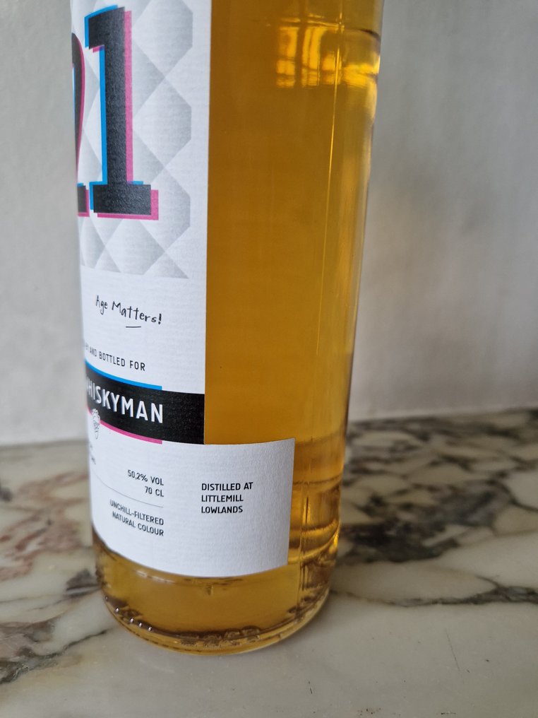 Littlemill 1992 21 years old - The Whiskyman  - 70cl #2.1