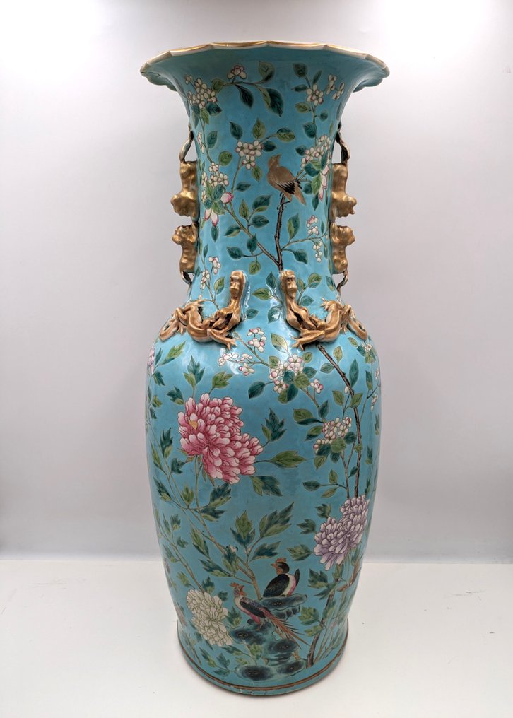 Vase - Porcelæn - Kina - Qing-dynastiet (1644-1911) #1.1