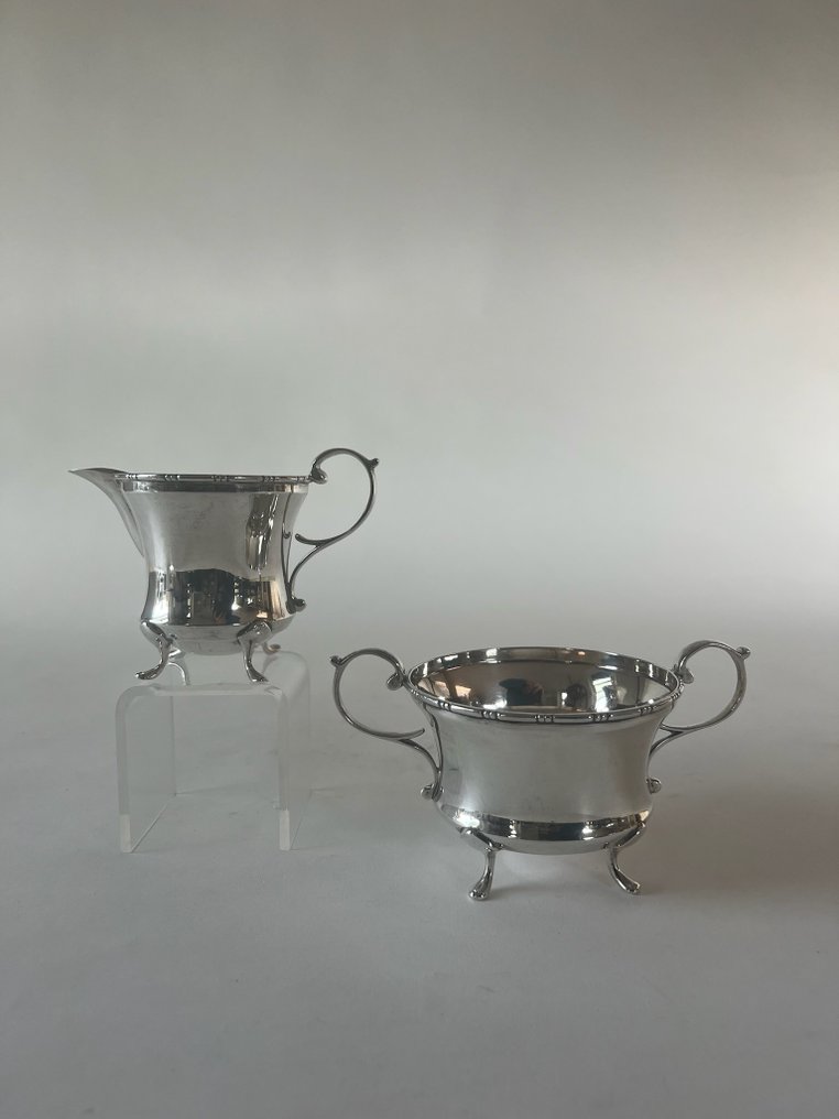 W.G.Sother & Co - Sugar and cream set (2) - .925 silver #3.1