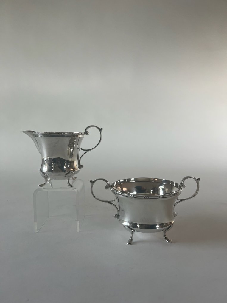 W.G.Sother & Co - Sugar and cream set (2) - .925 silver #3.2