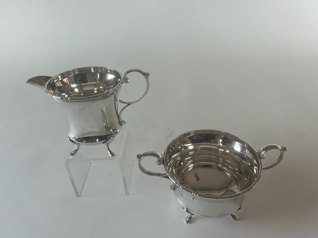 W.G.Sother & Co - Sugar and cream set (2) - .925 silver #2.3