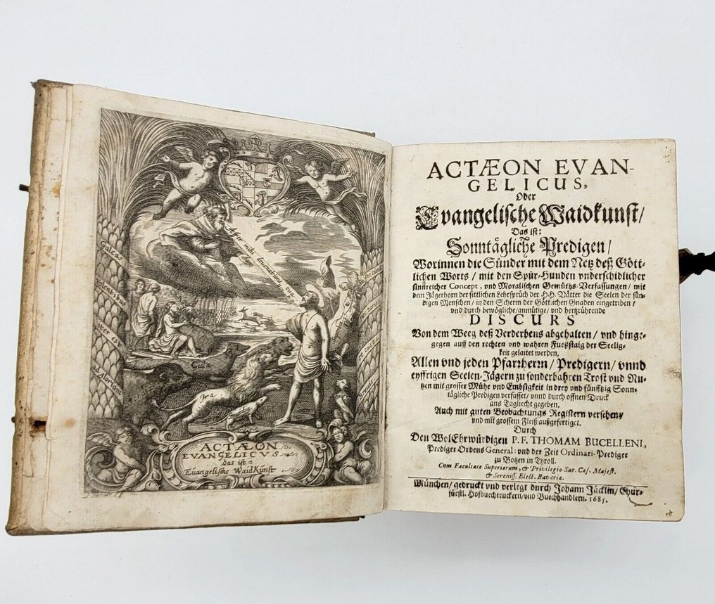 Thomas Bucellanus - Actaeon Evangelicus, Agnus Triumphans Et Gloria Sanctorvm - 1685 #1.1