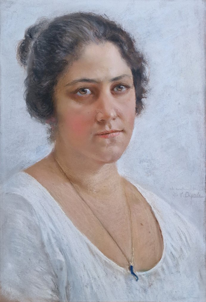 Vincenzo Caprile (1856-1926) - Ritratto di donna #1.1