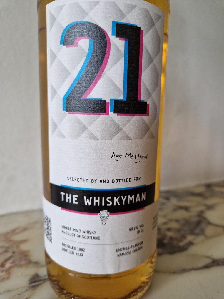 Littlemill 1992 21 years old - The Whiskyman  - 70cl #1.2