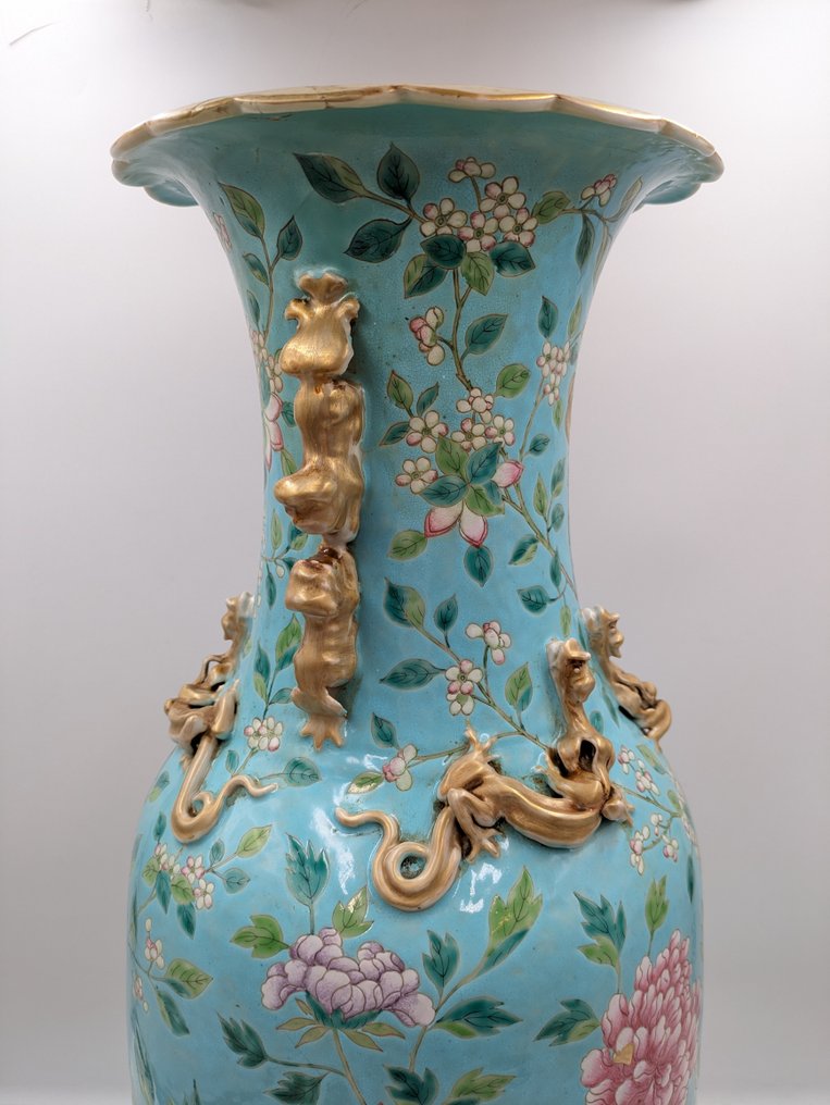 Vase - Porselen - Kina - Qing-dynastiet (1644 – 1911) #2.1