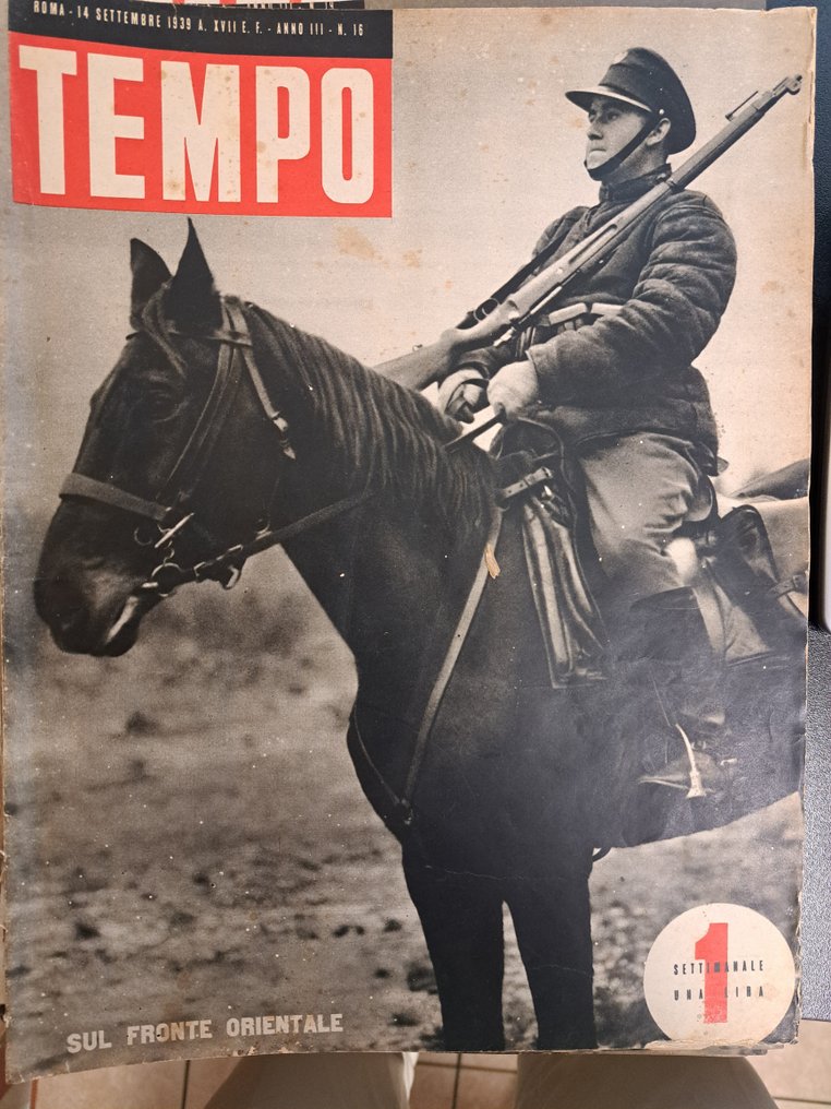 Collezione riviste 1939 cronache della seconda guerra mondiale 1939
