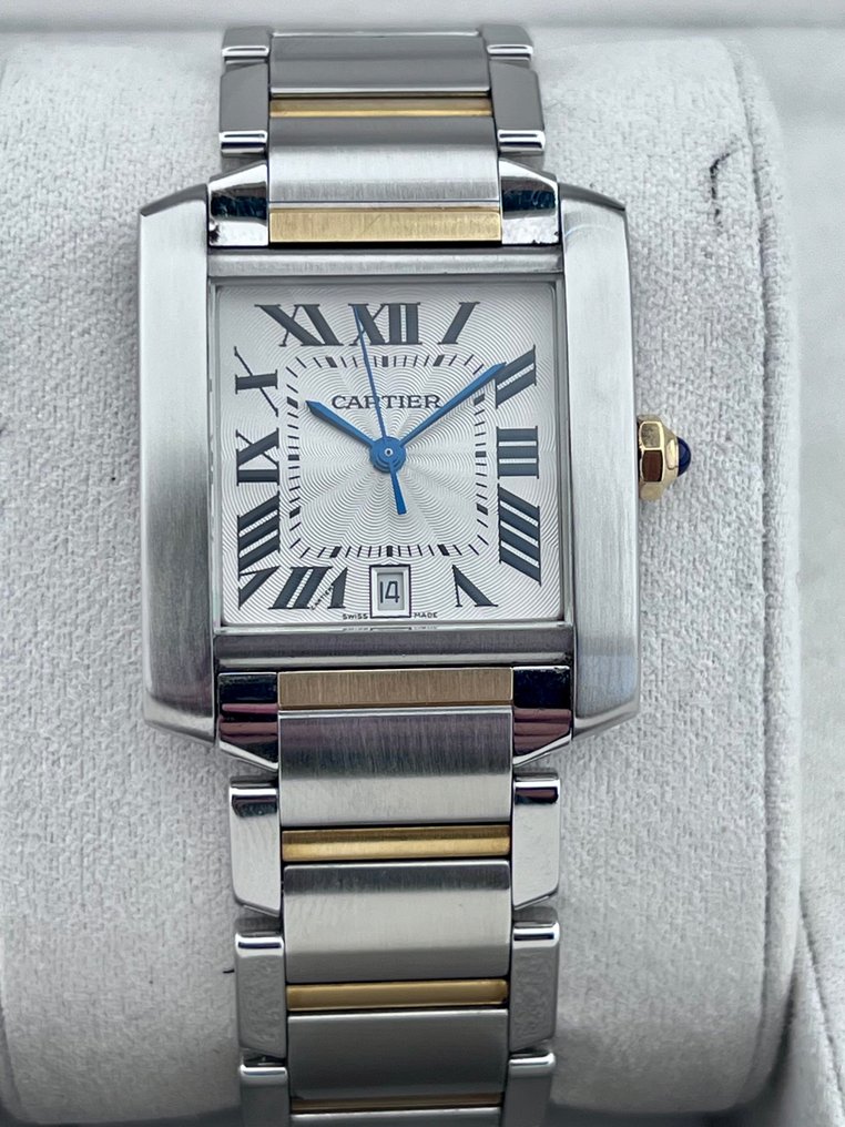 Cartier - Tank Francaise Gold-Steel Two Tone Automatic - - 2302 - 中性 - 2000-2010 #1.2