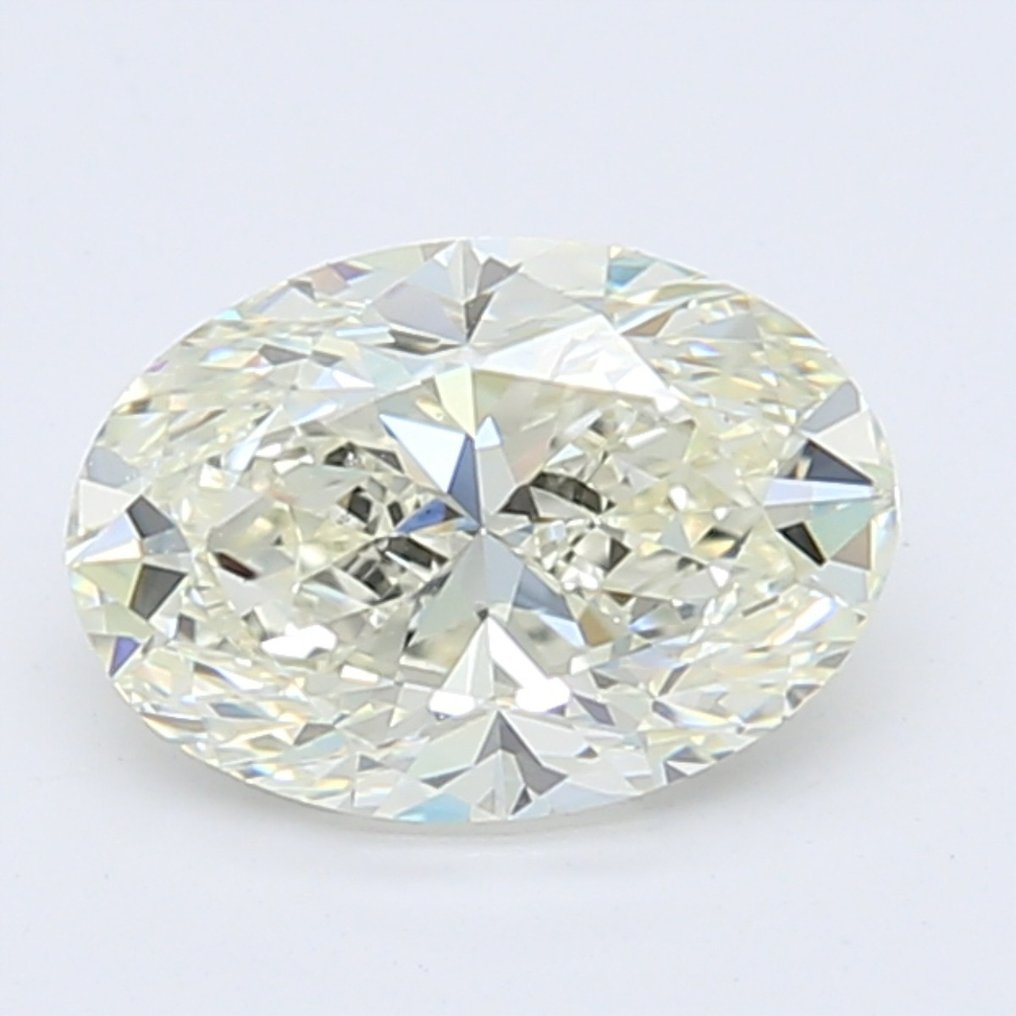 1 pcs Diamant  (Natural)  - 1.50 ct - Oval - K - VS1 - GIA (Institutul gemologic din SUA) #1.1