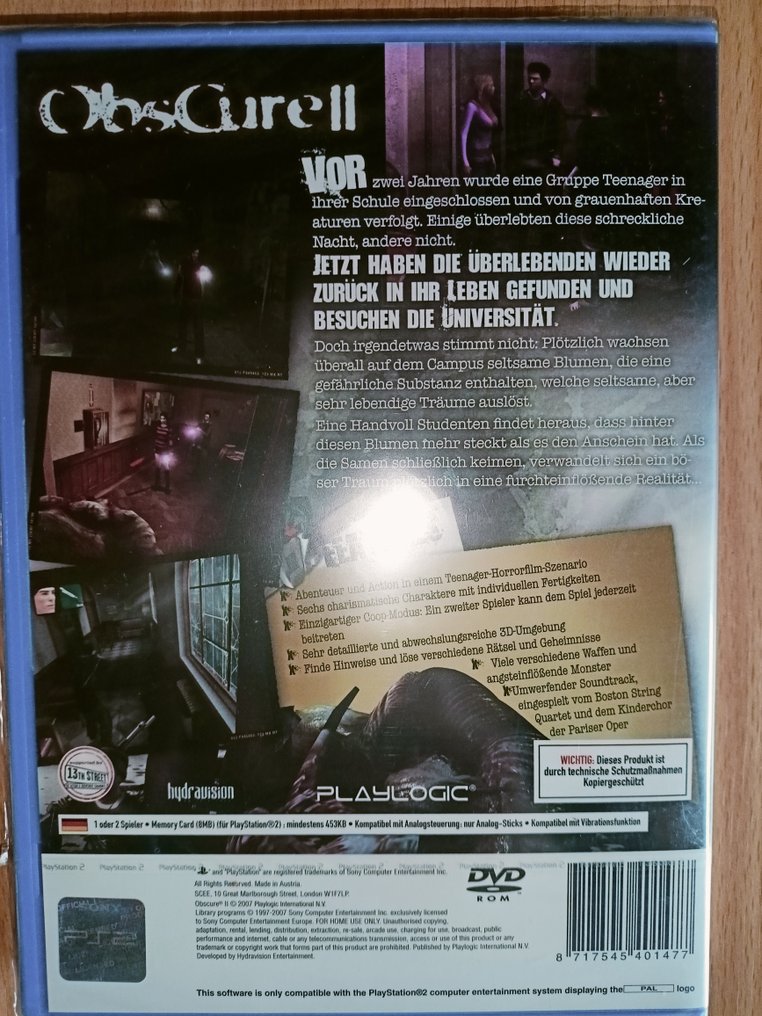 Sony - Playstation 2 (PS2) - Obscure II - Videospiel (1) - In der original verschweißten Verpackung #1.2