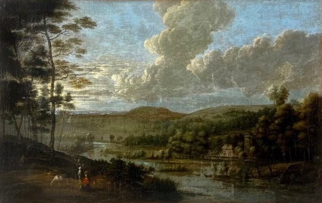 Lucas Van Uden (1595-1672), Attributed to - Vast 17th century landscape #1.1