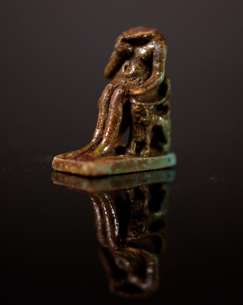 Ancient Egyptian fragment Horus Amulet - 2.1 cm #1.2