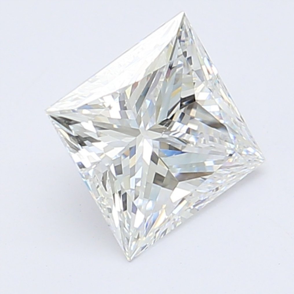 1 pcs Diamond (Natural) - 1.55 ct - Square - E - VS2 - Gemological Institute of America (GIA) #2.1