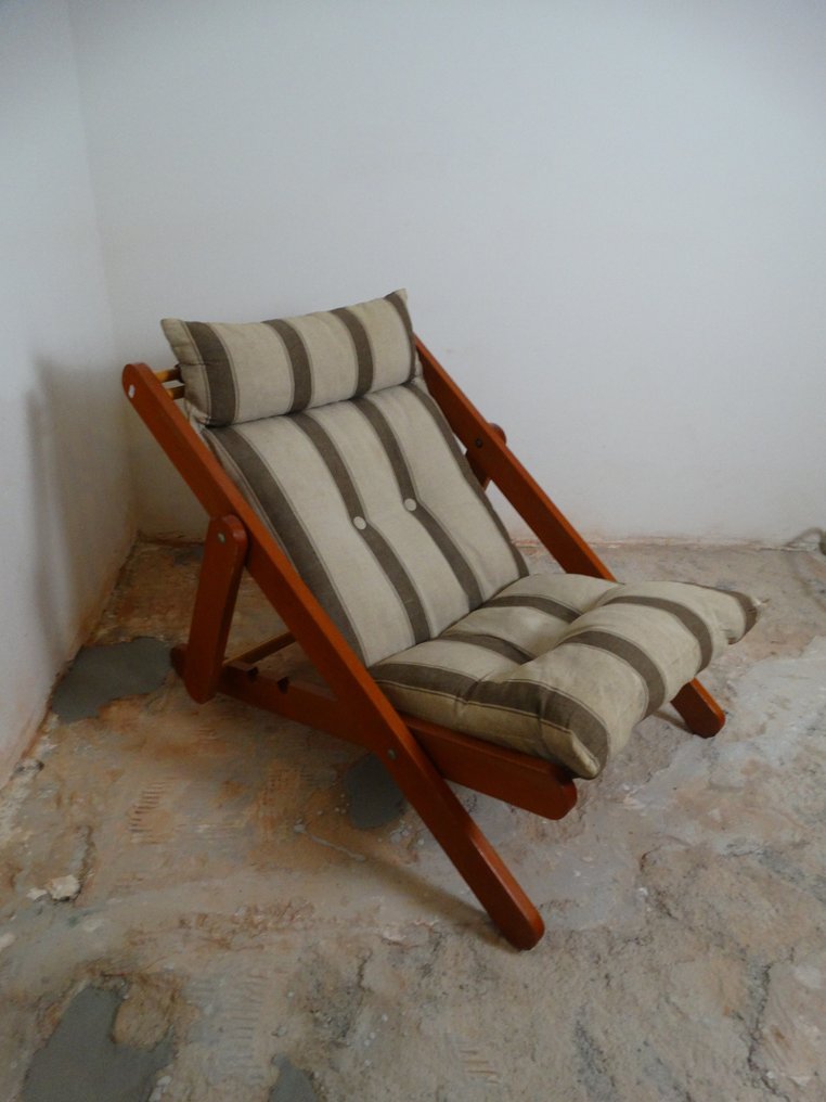 Ikea - Gillis Lundgren - 扶手椅 - 可以提基嗎 - 木, 紡織品 #1.1