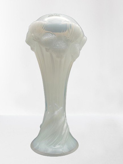Lalique - Vase -  Knopfrosen - Kristall #1.1