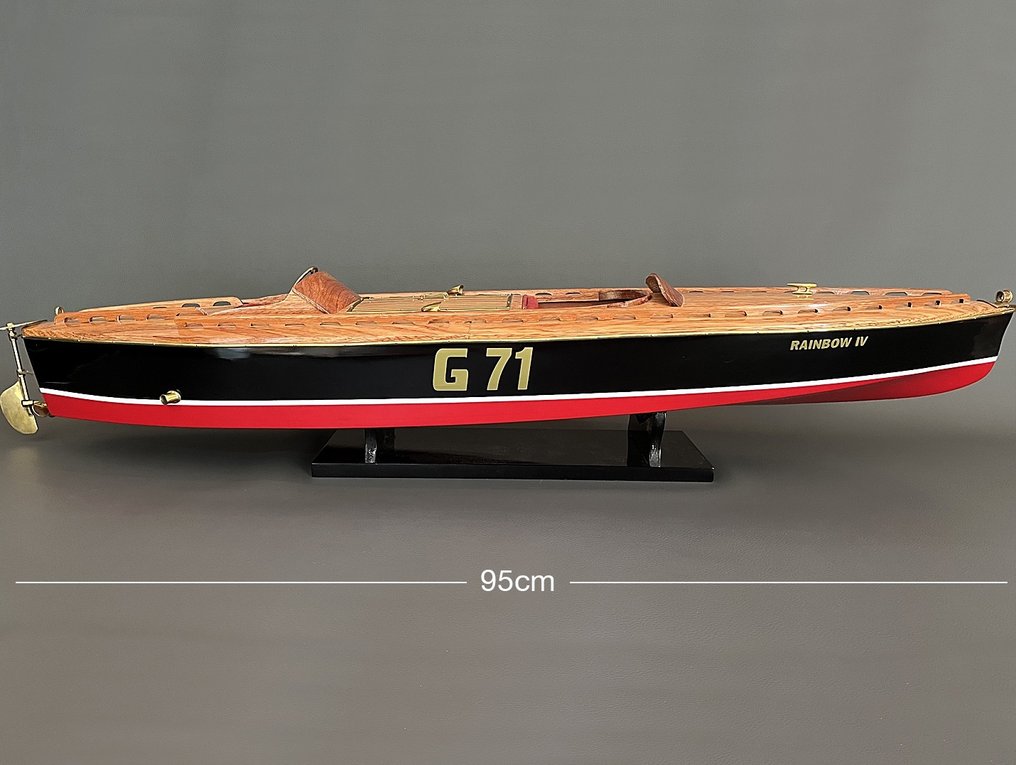 Amati 1:6 - Kiállítási hajómodell - Amati Riva G71 Rainbow IV (l=95cm) - Csavargó #3.2