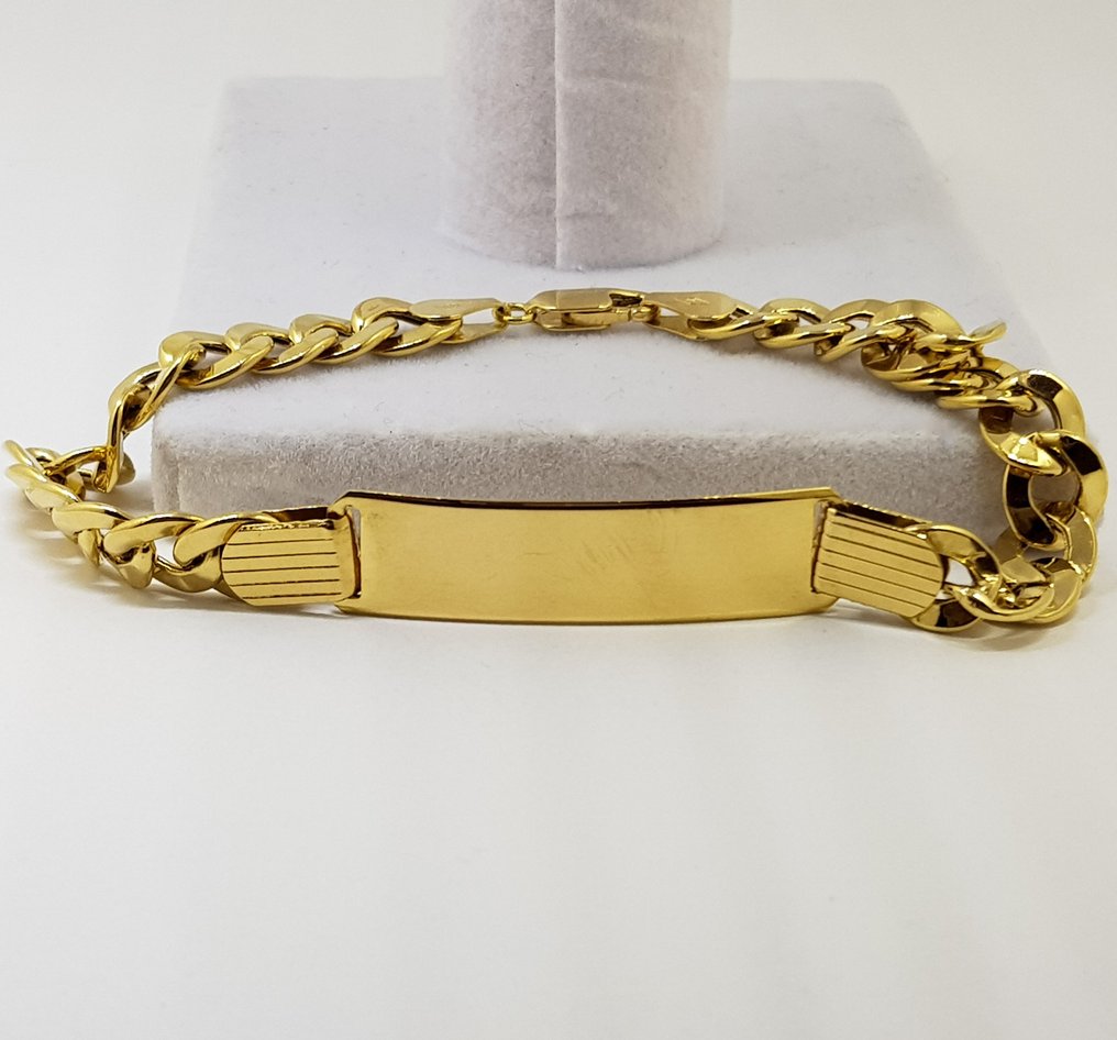 Chain bracelet - 18 kt. Yellow gold - Don't Forget Me Without Insc. #1.1