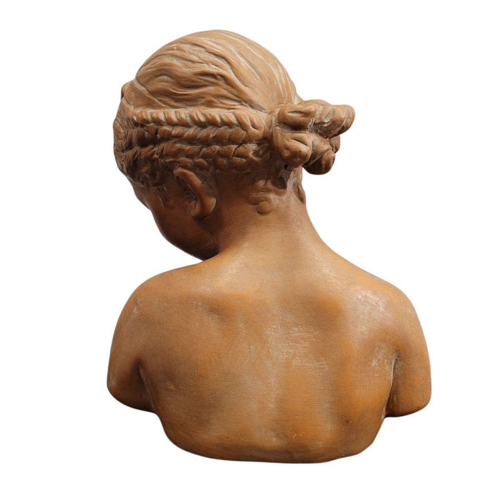 Προτομή, Alegoría de la risa siguiendo Pigalle - 30 cm - Terracotta #1.0