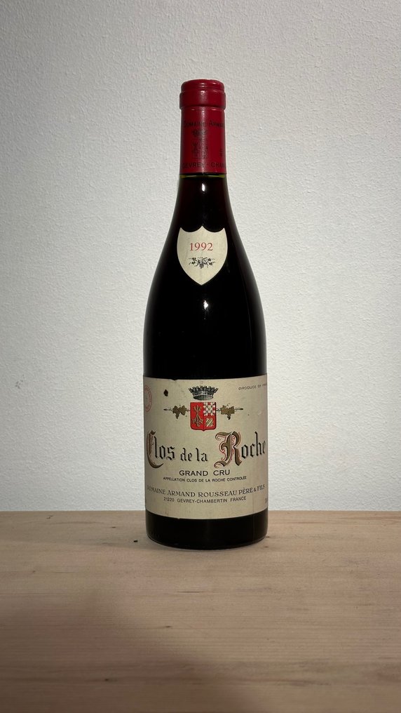 1992 Clos de la Roche, Domaine Armand Rousseau - Burgunder Grand Cru - 1 Flaske (0,75Â l) #1.1
