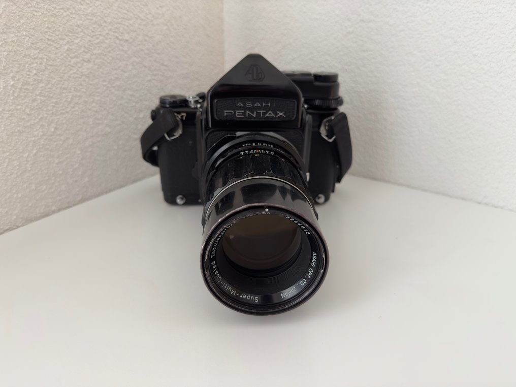 Pentax 6x7 + Takumar 6x7 1:4 200mm 120 / φωτογραφική μηχανή μεσαίου φορμά #2.2