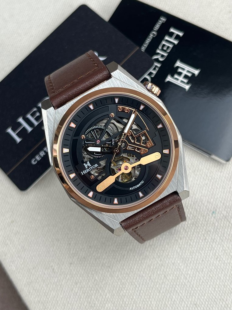 Heritor - Heritor Automatic Amadeus Semi-Skeleton - Zonder minimumprijs - HERHS3404 - Heren - 2020+ #1.0
