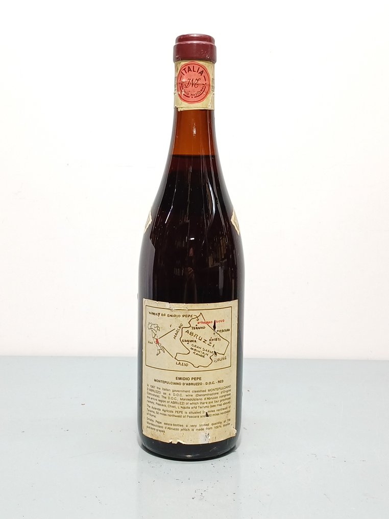 1974 Emidio Pepe Montepulciano - Abruzja - 1 Butelka (0,75 l) #2.1