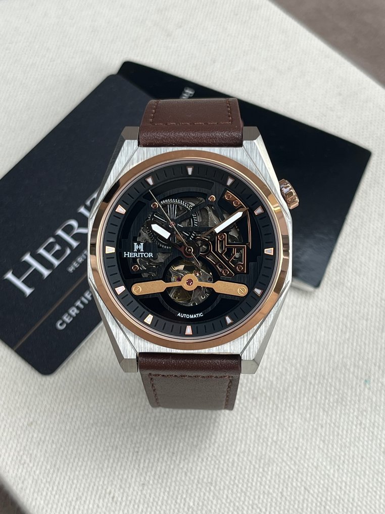 Heritor - Heritor Automatic Amadeus Semi-Skeleton - Zonder minimumprijs - HERHS3404 - Heren - 2020+ #1.0
