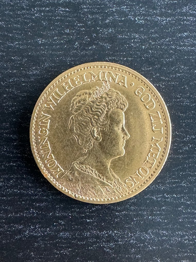 Países Bajos. Wilhelmina (1890-1948). 10 Gulden 1911  (Sin Precio de Reserva) #1.1