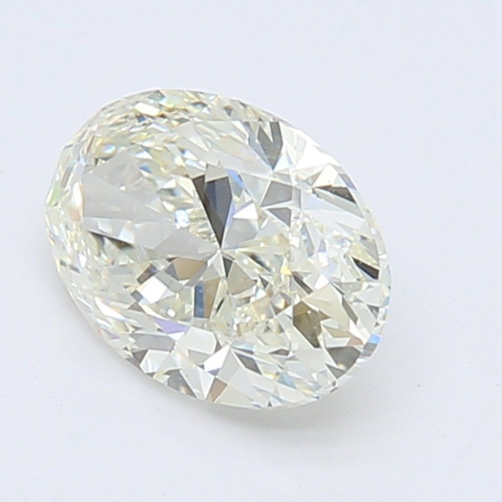 1 pcs Diamant  (Natural)  - 1.50 ct - Oval - K - VS1 - GIA (Institutul gemologic din SUA) #1.2