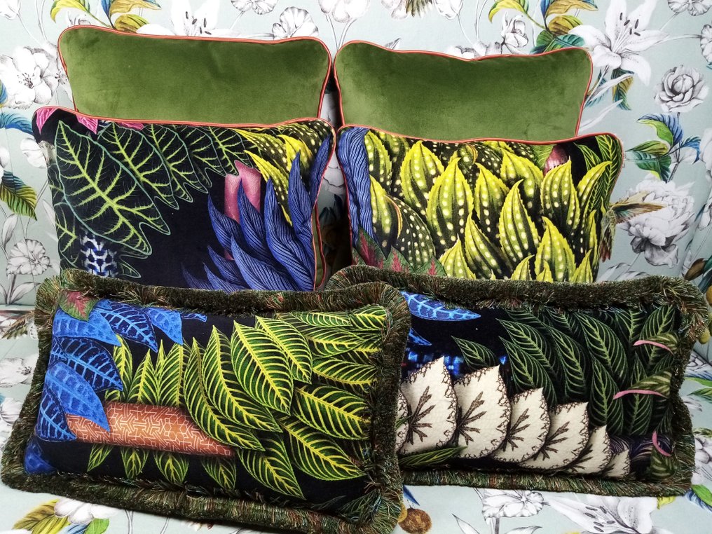 Christian Lacroix面料的枕头套，含填充物 - 垫子 (6) #1.0