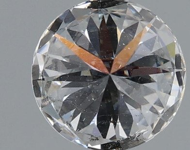 1 pcs Diamant  (Natuurlijk)  - 1.06 ct - Rond - G - SI2 - Gemological Institute of America (GIA) #2.1