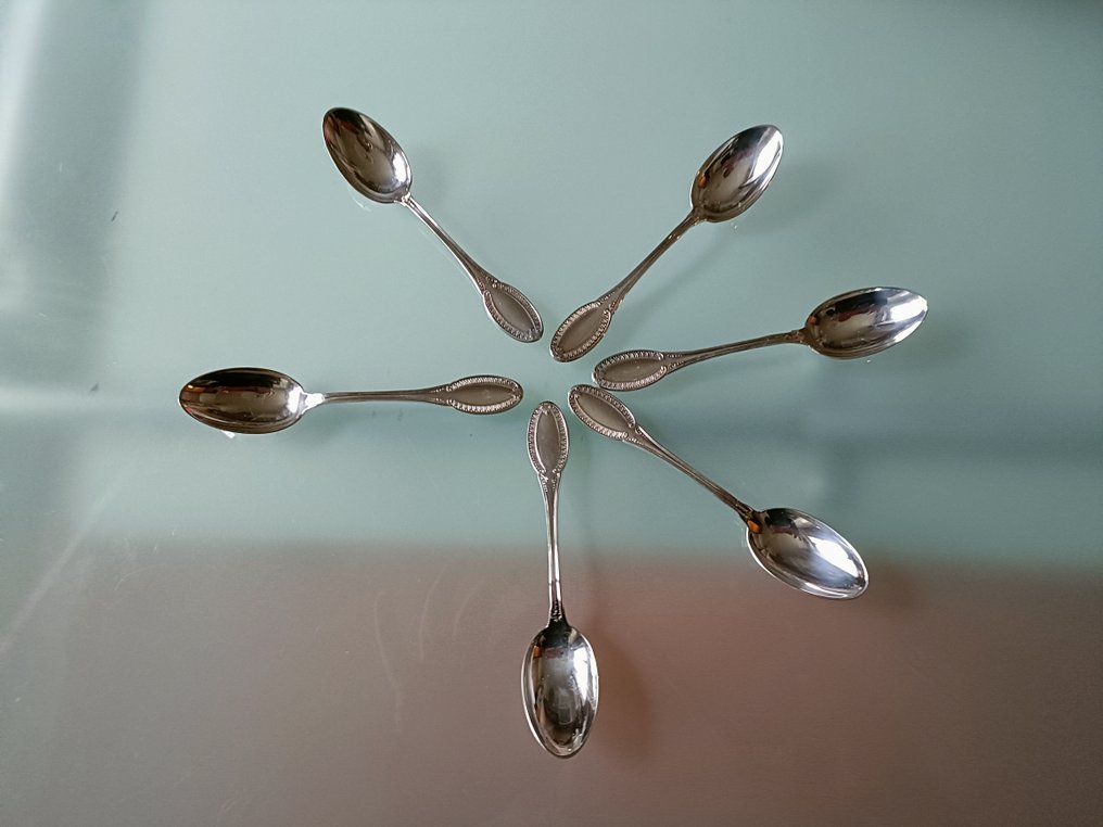 rino greggio Padova - Tea spoon (7) - 800 silver #2.1