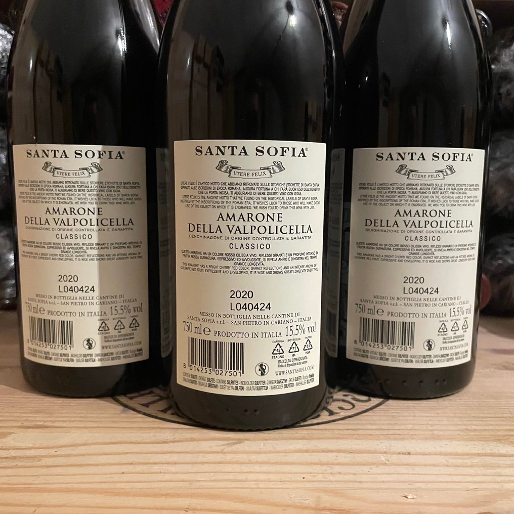 2021 Santa Sofia - Amarone della Valpolicella DOCG - 3 Bottles (0.75L) #4.3