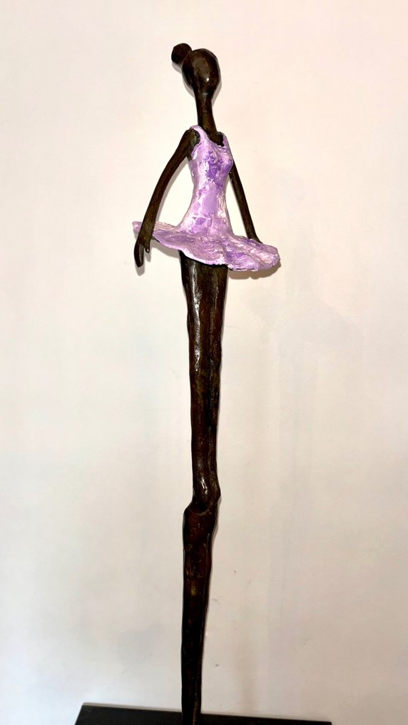 Abdoulaye Derme - Skulptur, Danseuse - 70 cm - Bronze #1.1
