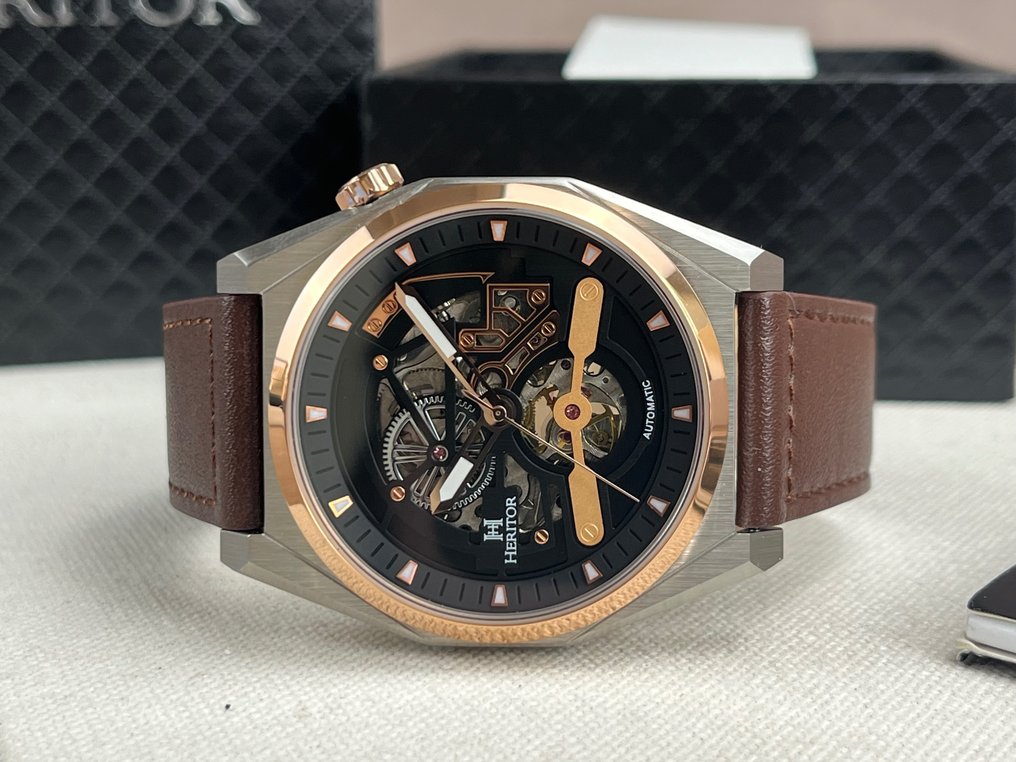 Heritor - Heritor Automatic Amadeus Semi-Skeleton - Zonder minimumprijs - HERHS3404 - Heren - 2020+ #4.3