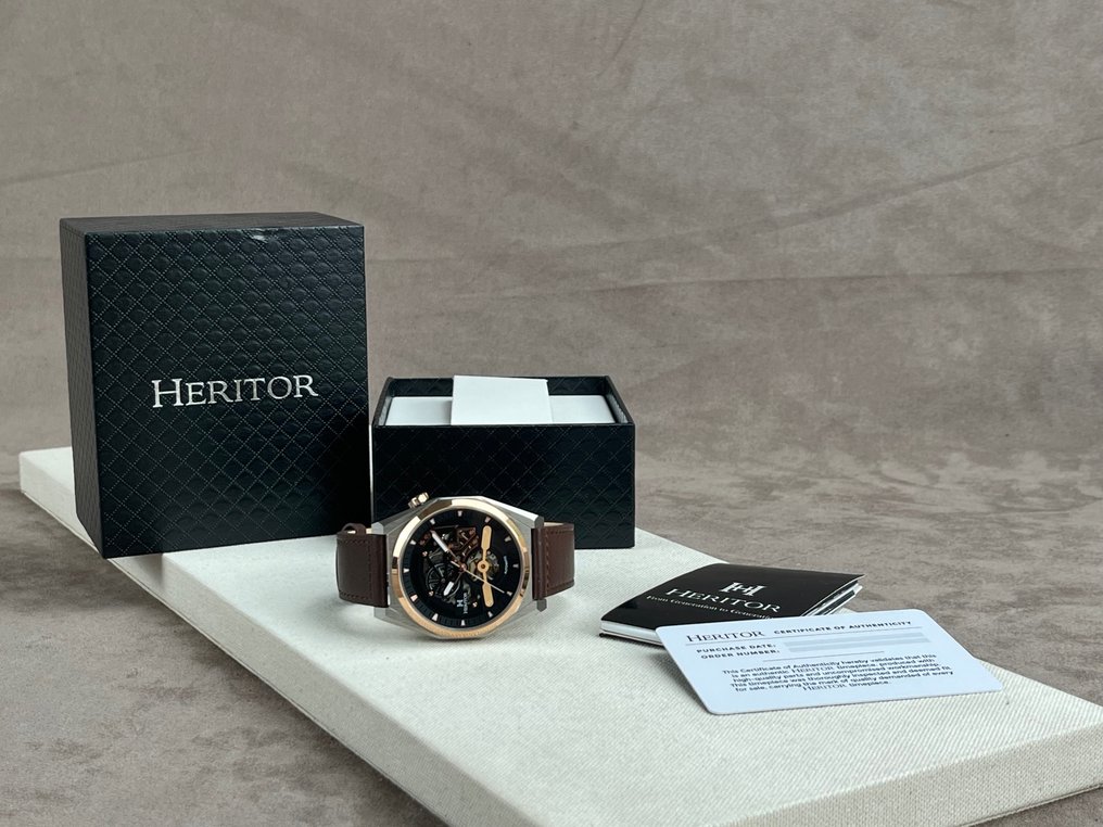 Heritor - Heritor Automatic Amadeus Semi-Skeleton - Zonder minimumprijs - HERHS3404 - Heren - 2020+ #3.2
