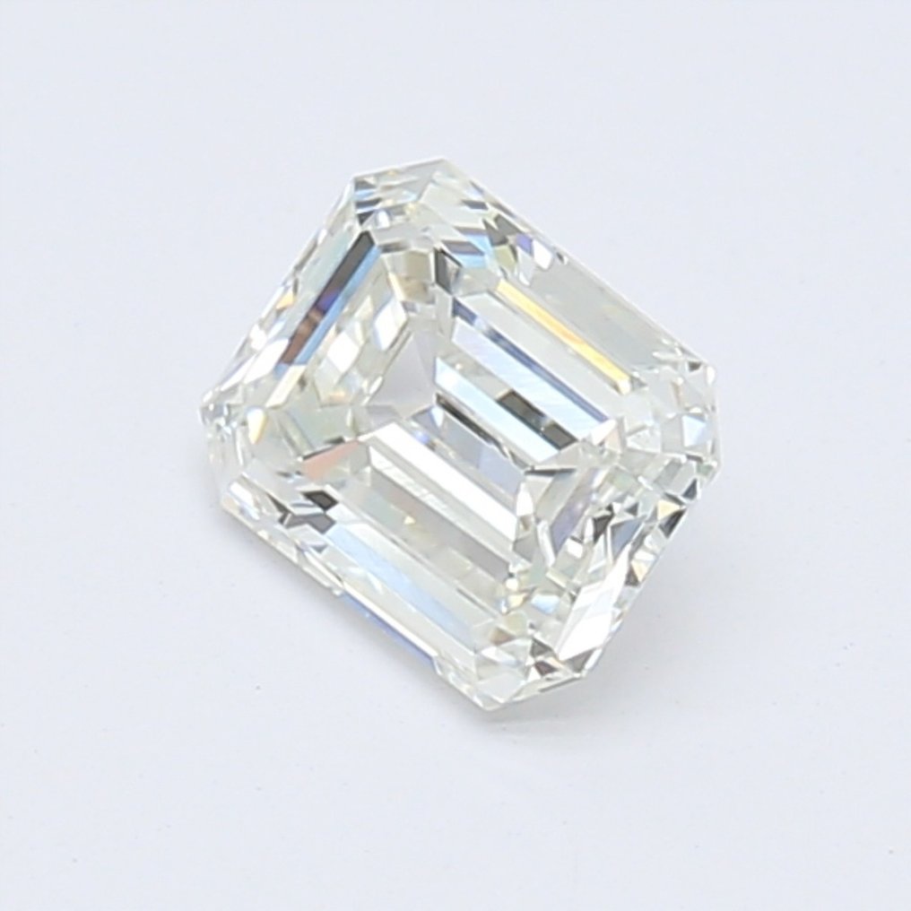 1 pcs Diamante  (Natural)  - 0.76 ct - Esmeralda - G - VVS1 - Gemological Institute of America (GIA) #1.2