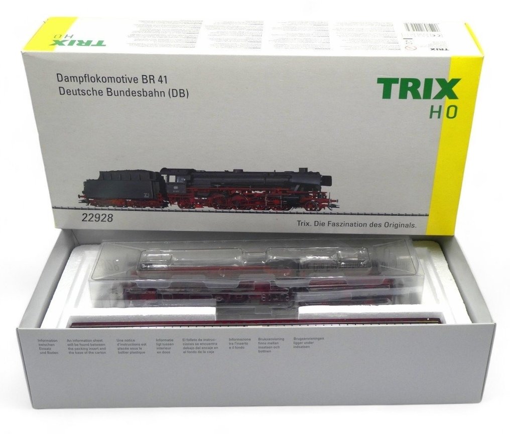 Trix H0 - 22928 - Steam locomotive with tender (1) - BR 41, Era III - DB #2.1
