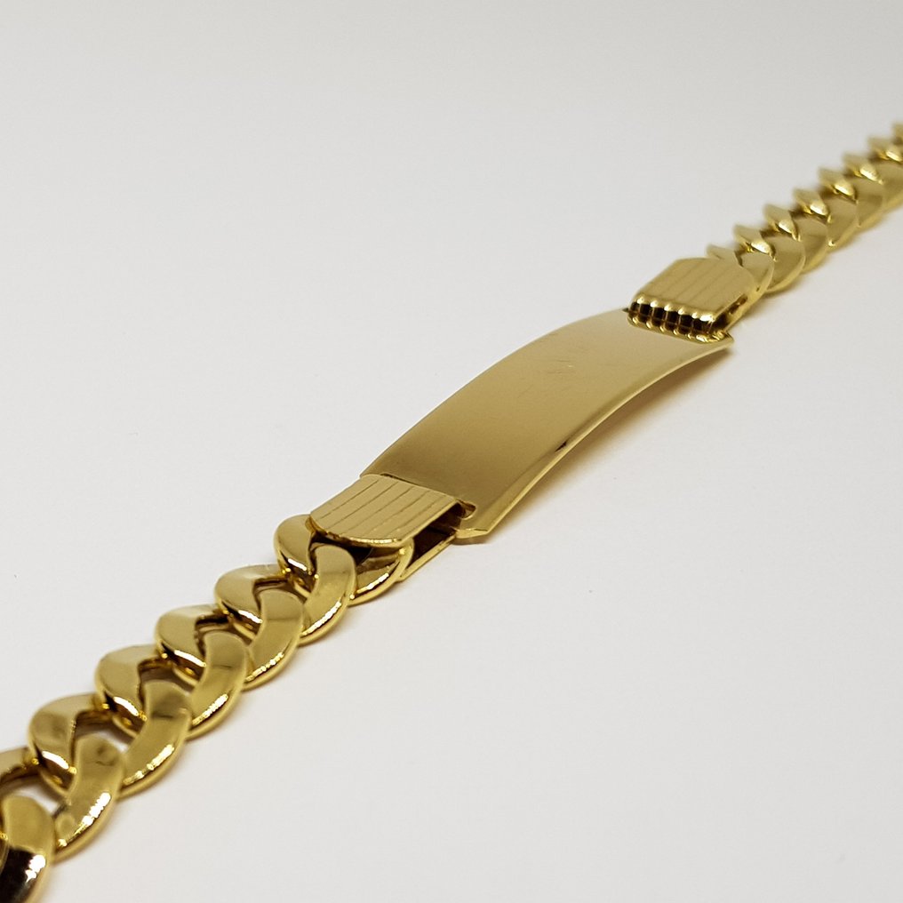 Chain bracelet - 18 kt. Yellow gold - Don't Forget Me Without Insc. #1.2