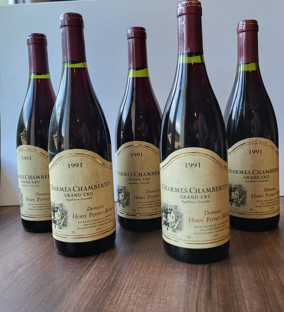 1991 Domaine Henri Perrot-Minot - Charmes-Chambertin Grand Cru - 5 Bottles (0.75L) #1.2