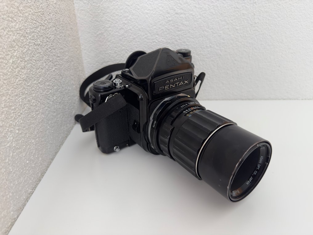 Pentax 6x7 + Takumar 6x7 1:4 200mm 120 / câmera de formato médio #2.1