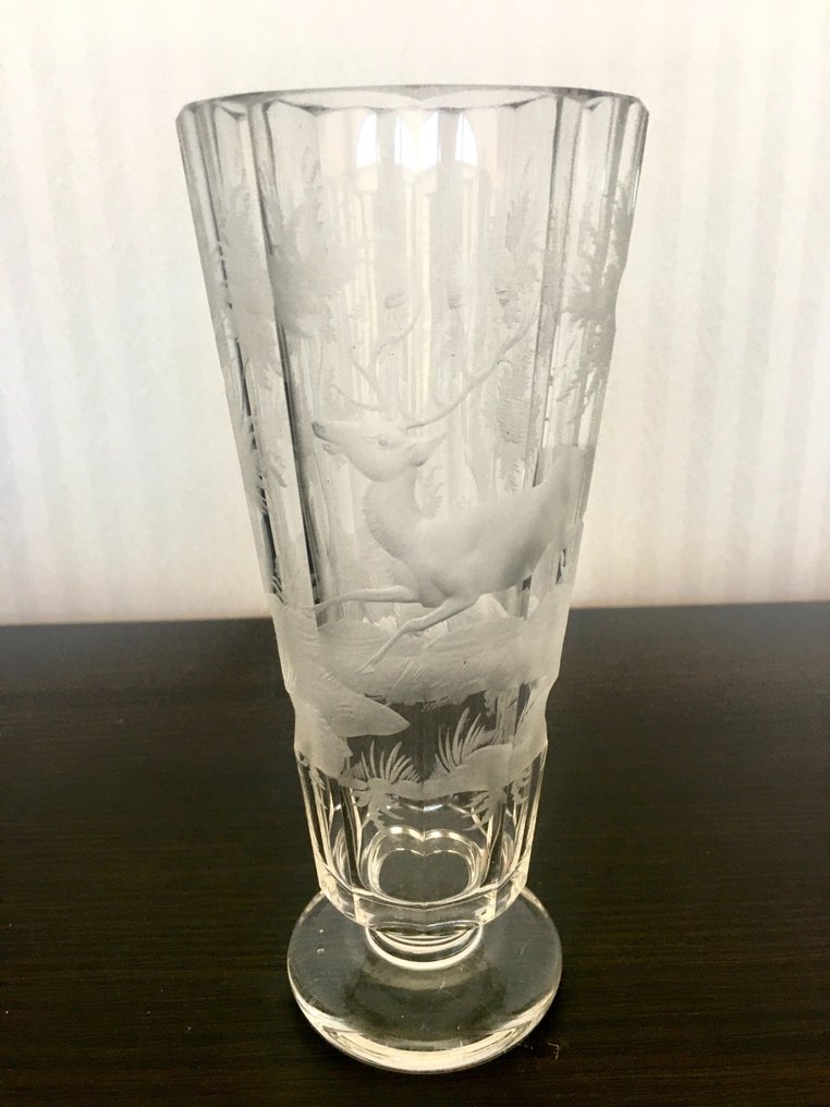 Weinglas - Böhmisches Kristallglas von Karl Pfohl (1826-1894) - Kristall #1.2