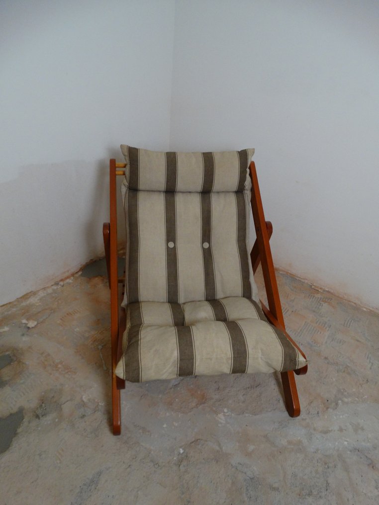 Ikea - Gillis Lundgren - 扶手椅 - 可以提基嗎 - 木, 紡織品 #1.2